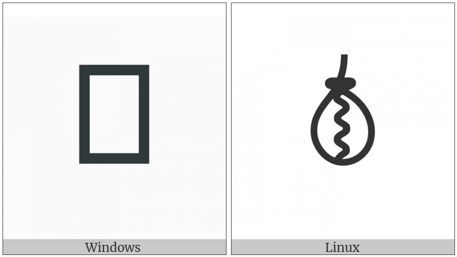 Bamum Letter Phase-C Yuwoq on various operating systems