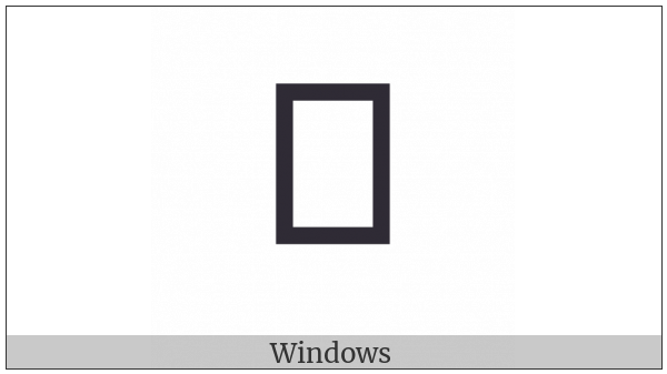 Circled Latin Capital Letter I on various operating systems