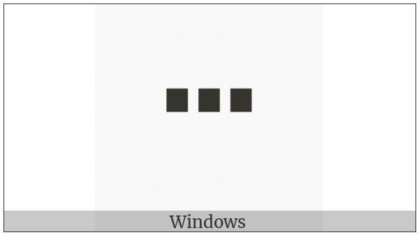 Box Drawings Heavy Triple Dash Horizontal on various operating systems