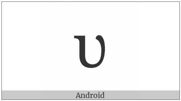 Greek Small Letter Upsilon on various operating systems