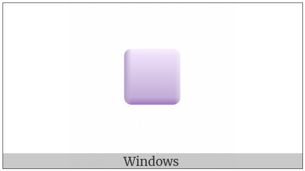White Medium Small Square on various operating systems