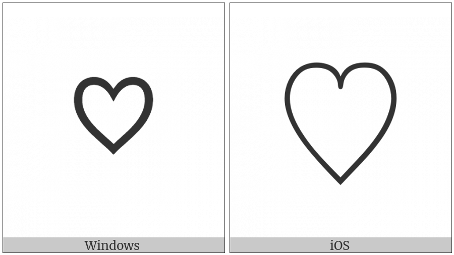 White Heart Suit on various operating systems