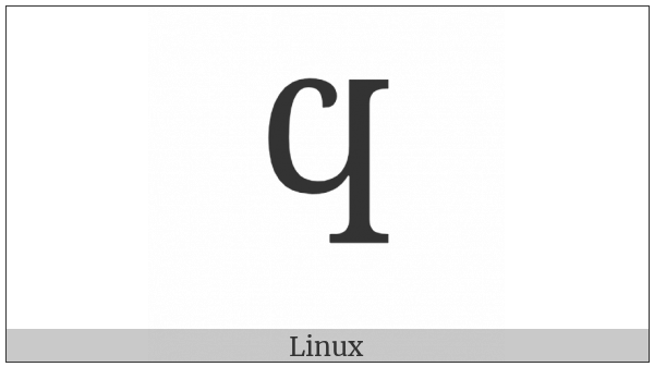 Coptic Small Letter Fei on various operating systems